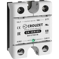 Crouzet - Relais à semi-conducteurs 84137001N 10 a Tension de contact (max.): 280 v/ac à commutation au zéro de tension 1 pc(s) Y717252