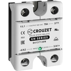 Crouzet - Relais à semi-conducteurs 84137130N 75 a Tension de contact (max.): 660 v/ac à commutation au zéro de tension 1 pc(s) Y717192