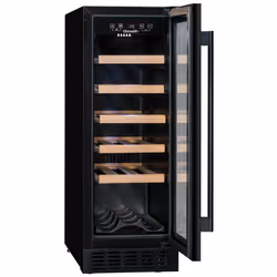 Climadiff CBU20S2B, Refroidisseur de vin compresseur, Pose libre, 20 bouteille(s), 58 W, E, Noir