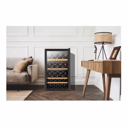 Climadiff CLS52B1 refroidisseur à vin Refroidisseur de vin compresseur Pose libre Noir 52 bouteille(s)