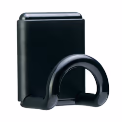 Unilux Fil, Intérieure, Patère, Noir, Polyvinyl chloride (PVC), Acier, aimant, 12 kg