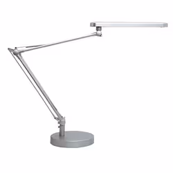 Unilux Mambo, Gris, Métallique, Acrylonitrile-Butadiène-Styrène (ABS), Aluminium, Home office, Bureau, 1 ampoule(s), 6,5 W, L ...