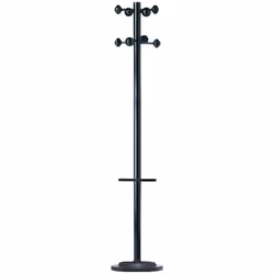 Unilux Accueil 350, Synthétique ABS, Polypropylène, Acier, Noir