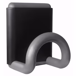 Unilux Fil, Intérieure, Patère, Gris, Polyvinyl chloride (PVC), Acier, aimant, 12 kg