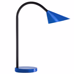 Unilux SOL, Bleu, Élastomère, Métal, Plastique, Bureau, 1 ampoule(s), 4 W, LED