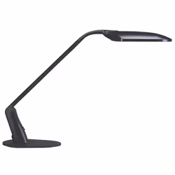 Unilux Duo Led, Noir, Acrylonitrile-Butadiène-Styrène (ABS), Aluminium, Acier, Universel, 2 ampoule(s), 10 W, LED