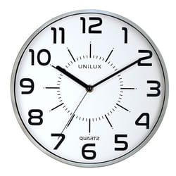 Unilux POP Mur Quartz clock Rond Gris