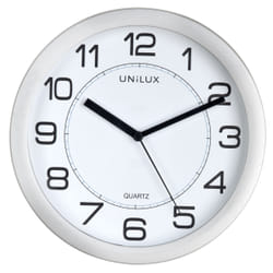 Unilux Attraction Mur Quartz clock Rond Gris