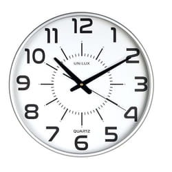 Unilux MAXI POP Mur Quartz clock Rond Gris