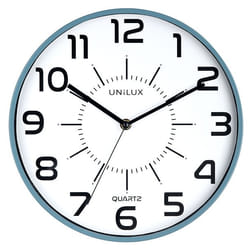 Unilux POP Mur Quartz clock Rond Bleu