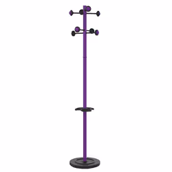 Unilux Accueil, Colonne, Acier, 8 crochet(s), Violet, Plastique, 40 kg