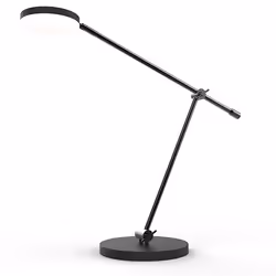 Unilux 400110128, Noir, Acier, Bureau, 1 ampoule(s), 6,5 W, LED