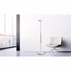 Unilux PRYSKA éclairage au sol 44,6 W LED Hêtre, Blanc - Vue supplémentaire 4