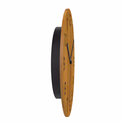 Unilux Palma Mur Quartz clock Rond Bambou