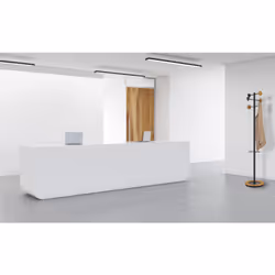 Unilux BORA porte-manteaux Colonne 6 crochet(s) Bois, Noir - Vue supplémentaire 4