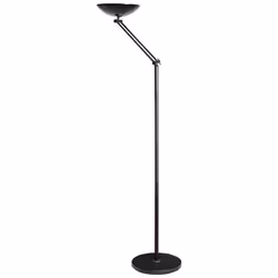 Lampadaire à LED - UNILUX - FIRST - Noir - Articulé - 24W - 2400 lumens