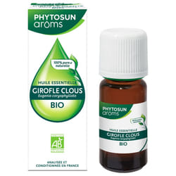 Phytosun Arôms Huile Essentielle Girofle Clous (Eugenia caryophyllata) Bio 10 ml