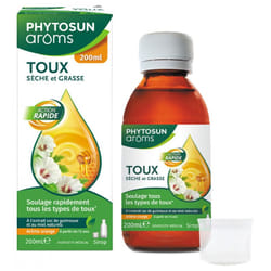 Phytosun Arôms Sirop Toux Sèche et Grasse 120 ml