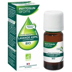 Phytosun Arôms Huile Essentielle Lavande Aspic (Lavandula spica) Bio 10 ml
