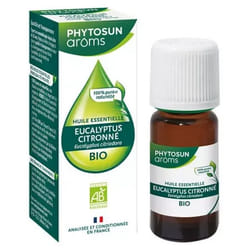 Phytosun Arôms Huile Essentielle Eucalyptus Citronné (Eucalyptus citriodora) Bio 10 ml
