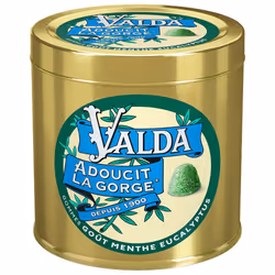 Open Food Gomme goût menthe eucalyptus - VALDA, D, e100, e131, e428, Huile Essentielle D'Eucalyptus (0, Sucre, Romatisants (L ...