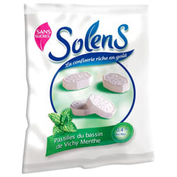 Solens Pastilles du Bassin de Vichy Menthe Sans Sucre 100 g
