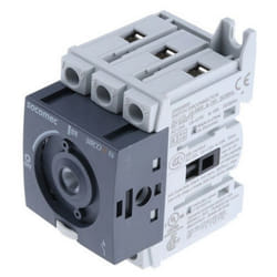 Socomec - 22003000 - Sectionneurs tripolaire 1 NO/3 nc (auxiliaire), 16 a, 7,5 kW