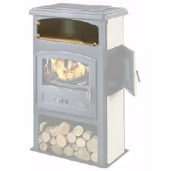 Porte en verre pour poêles eco et brulhaut Godin 965002