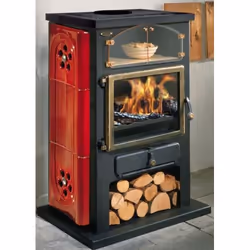 Godin Chamonix XXL, Bordeaux, Bois de chauffage, 450 m³, 12000 W, 830 mm, 500 mm