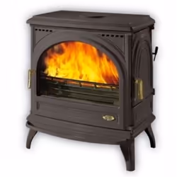 Godin Petit Carvin, Anthracite, Noir, Bois de chauffage, 420 m³, 10500 W, 700 mm, 460 mm