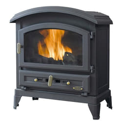 Godin Canadien poêle Bois de chauffage Anthracite, Noir