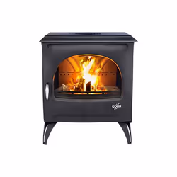 Godin Courances, Pose libre, Anthracite, Fonte, France, Bois de chauffage, 77,8%