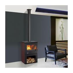 Poêle à bois Chinon 8,5kW acier émaillé  CARMIN GODIN - 362113CARMIN