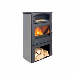Godin Grand Chinon étuve, Pose libre, Noir, Gris, Fonte, Acier, Gaz naturel, 333 °C, 11 kW