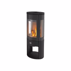 Godin ROSNAY, Pose libre, Noir, Fonte, Acier, France, Bois de chauffage, 76,7%
