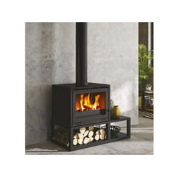 Godin - 411109000053K-Poêle à bois Beaupré peint noir 411109NOIR