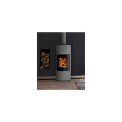Poêle bois bûche Godin Terrasson 8Kw - Gris - 400230