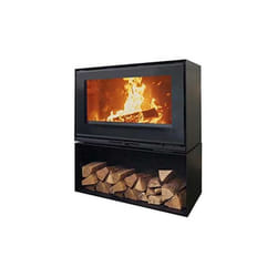 Godin - Poêle À Bois - 10kw - 50cm - Noir