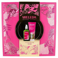 Weleda Huile Harmonisante à la Rose Musquée 100 ml + Love Crème de Douche 200 ml