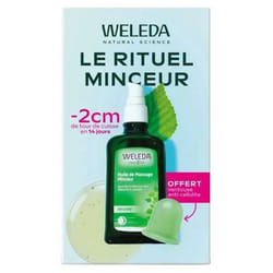 Weleda Huile de Massage Minceur au Bouleau 100 ml + Ventouse Anti-Cellulite Offerte