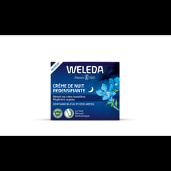 WELEDA - Crème de Nuit redensifiante GENTIANE BLEUE ET EDELWEISS - 40 ml