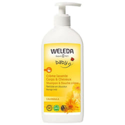 WELEDA - Crème lavante Corps et Cheveux CALENDULA - 400 ml