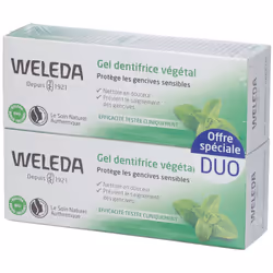 WELEDA - Duo Gel dentifrice végétal - 2x75 ml