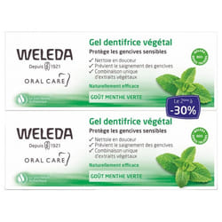 Weleda Gel Dentifrice Végétal Lot de 2 x 75 ml
