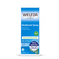 WELEDA - Duo Déodorant à la Sauge - 2x100 ml