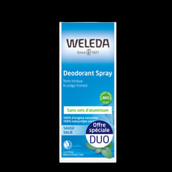 WELEDA - Duo Déodorant à la Sauge - 2x100 ml