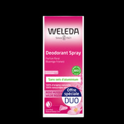 WELEDA - Duo Déodorant à la Rose musquée - 2x100 ml