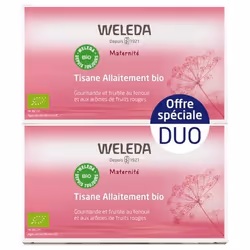 WELEDA - Duo Tisane allaitement Fruits rouges - 20x2 g