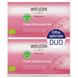 WELEDA - Duo Tisane allaitement Fruits rouges - 20x2 g
