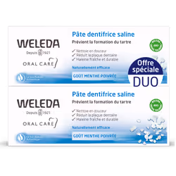 WELEDA - Duo Pâte dentifrice saline - 2x75 ml